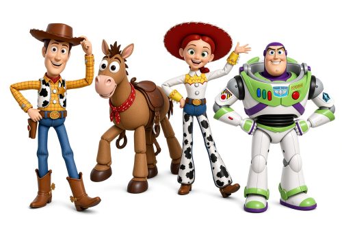 Disney & Pixar Toy Story 4 pack - Woody Jessie Bullseye & Buzz-AUTO WIN 29/10