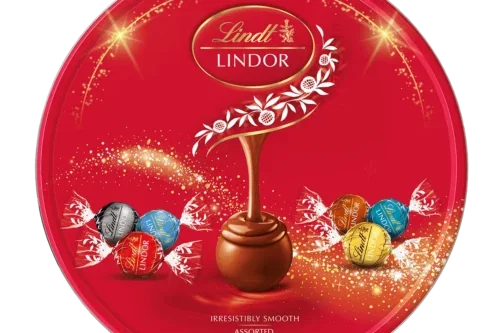 LINDT LINDOR ASSORTED TIN 450G AUTOWIN 13/10
